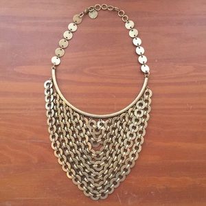 Stella & Dot chain link bib necklace